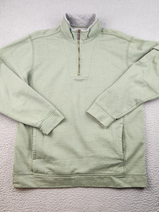 Outdoor Life Other - Outdoor Life Sweater Mens Medium Green 1/4 Zip Pullover Sweatshirt Mockneck